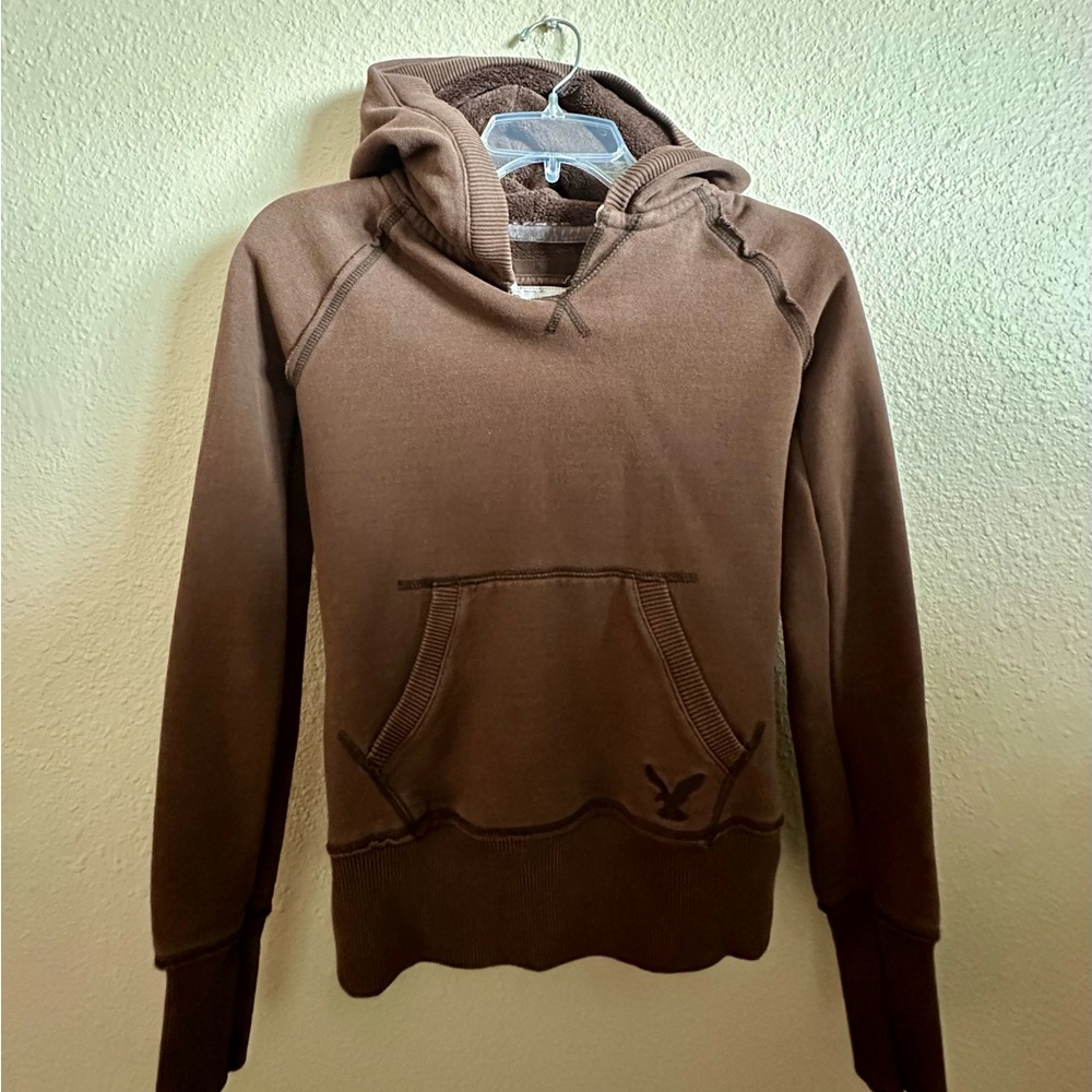 Brown Hoodie by American Eagle
